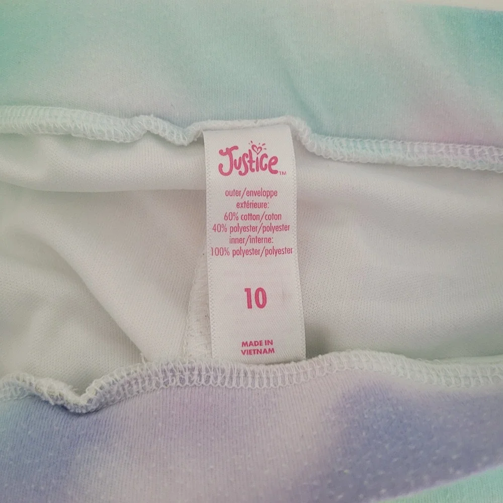 Gymboree Girls Bottoms Lot 7pc Size 10 Denim Shorts Skirts Tie Dye Ribbed Top